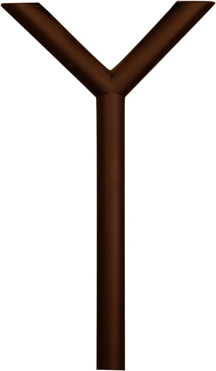 Penfield Twin Mailbox Post System with No Base - Bronze