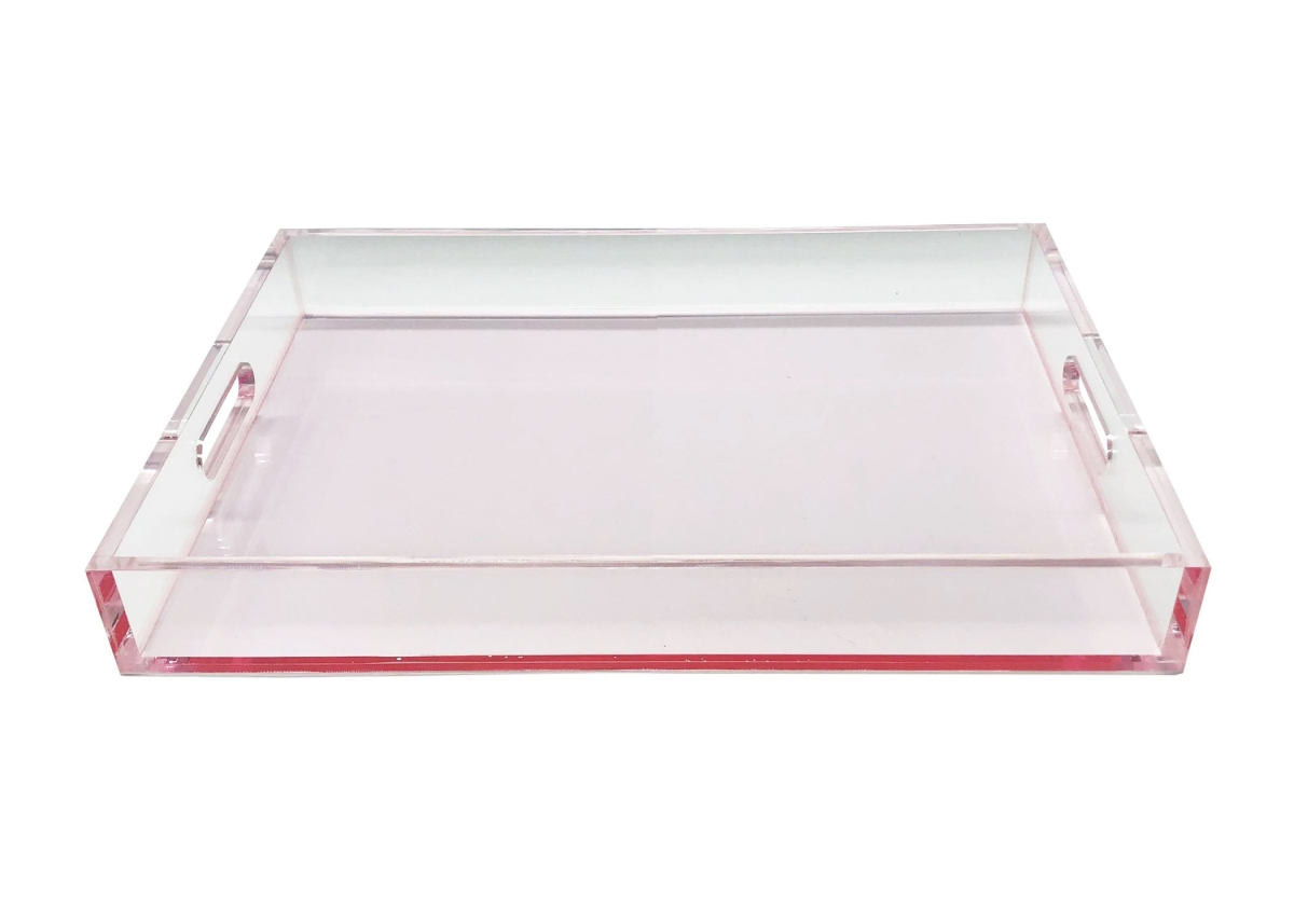 Neon Light Pink Lucite Tray