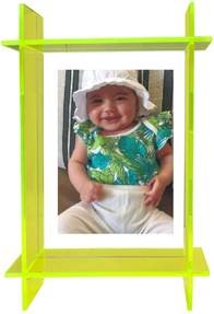 8 x 10 in. Neon Green Lucite Photo Frame