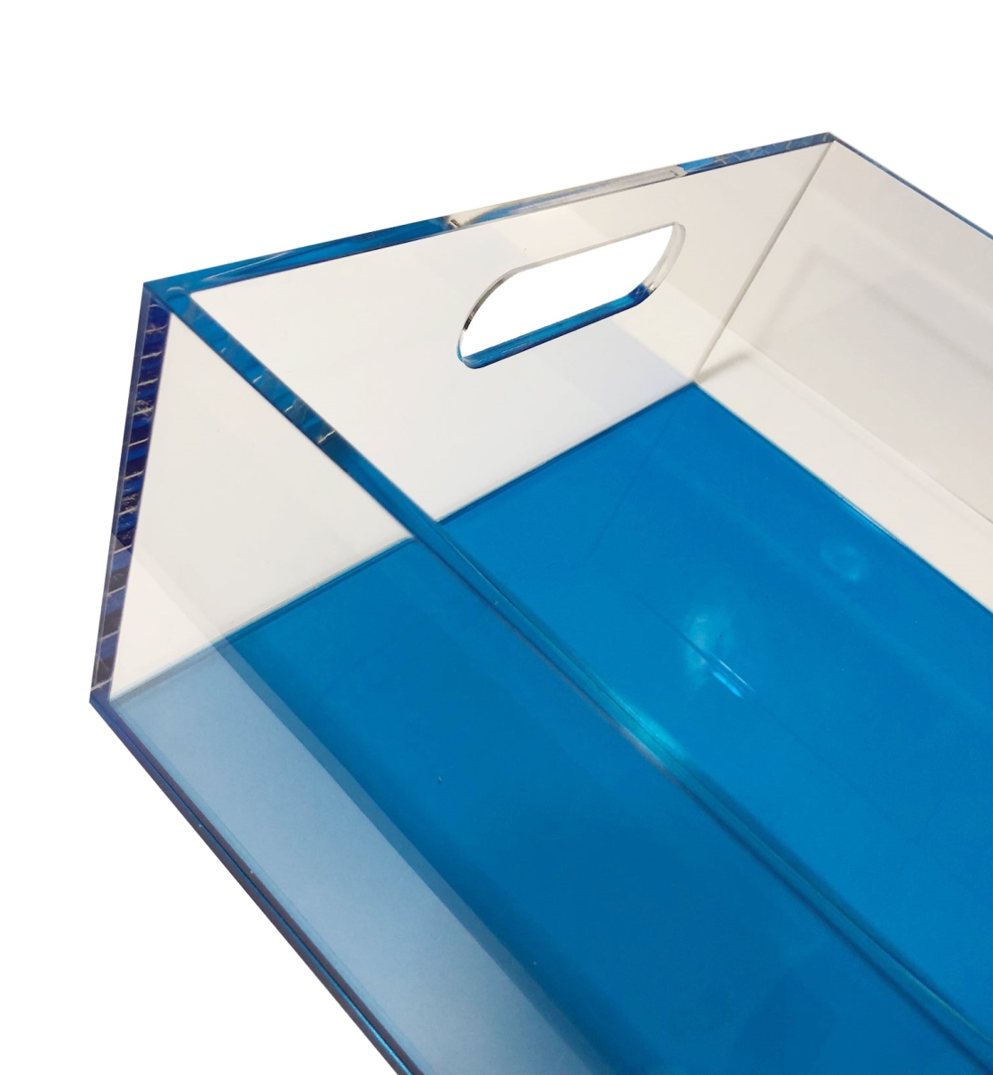 Picture of R16 HOME AB01-BLUE Blue Lucite Bin