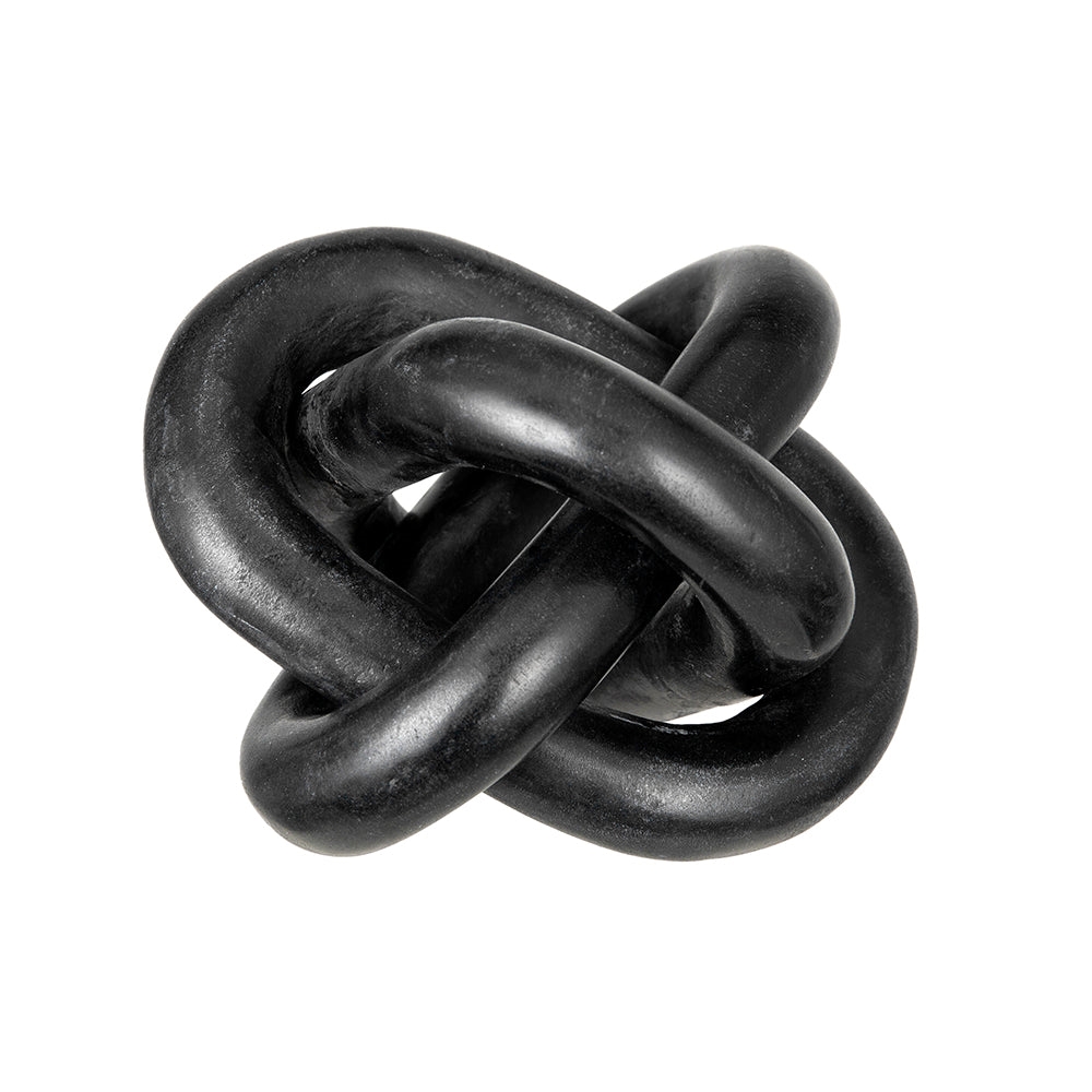 Picture of R16 HOME 83674-BLAC Black Marble Chain Sculpture