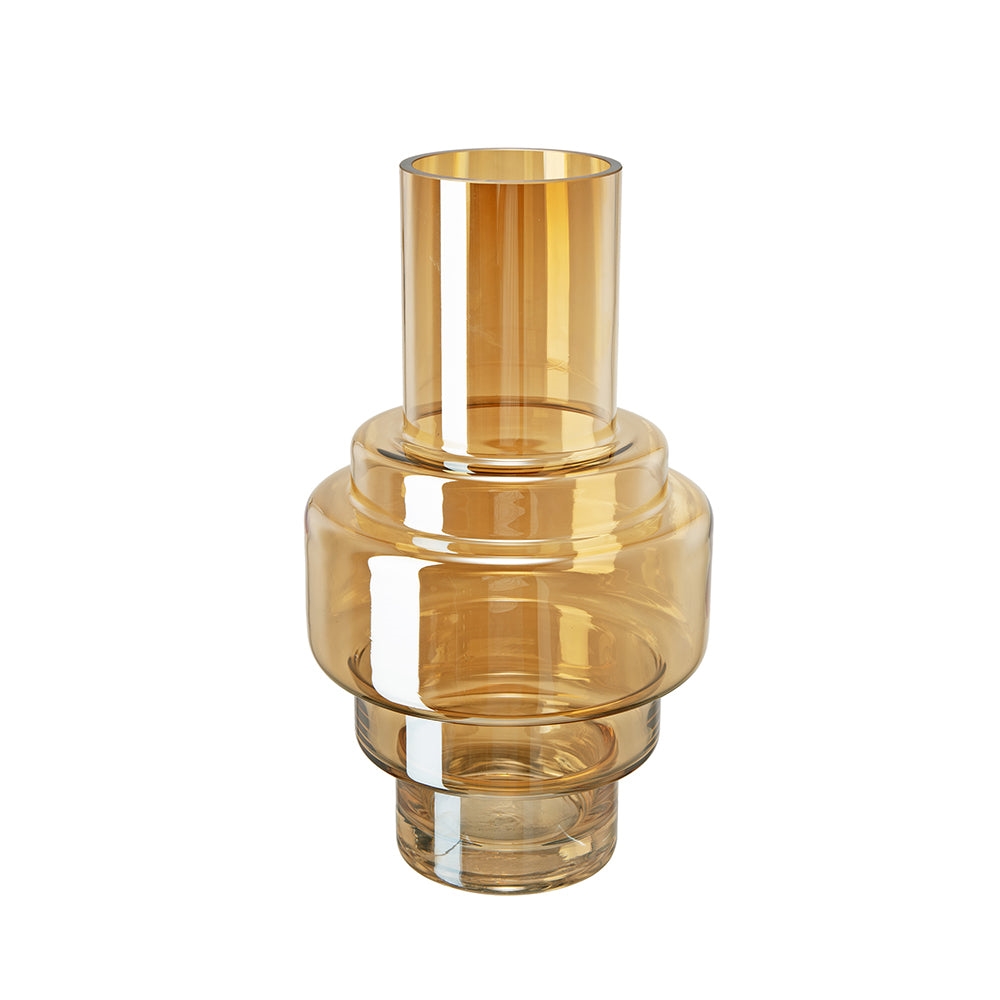 Picture of R16 HOME 70471-LUSM-D Geometric Smoke Accent Vase