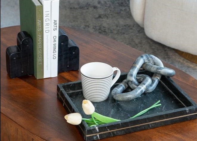 Picture of R16 HOME 78463 White Marble Chain