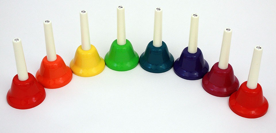 Picture of Rhythm Band Instruments CNHB-EX Chroma Notes Extended Range Handbell Set
