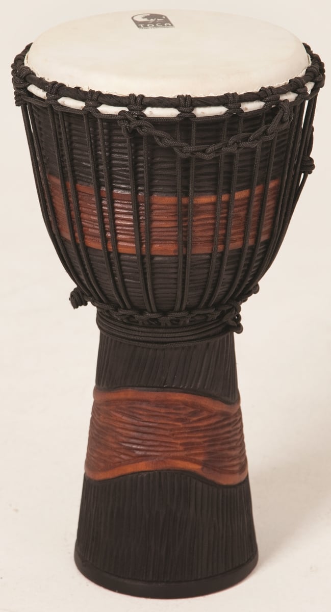 Street Series Medium Djembe, Brown & Black