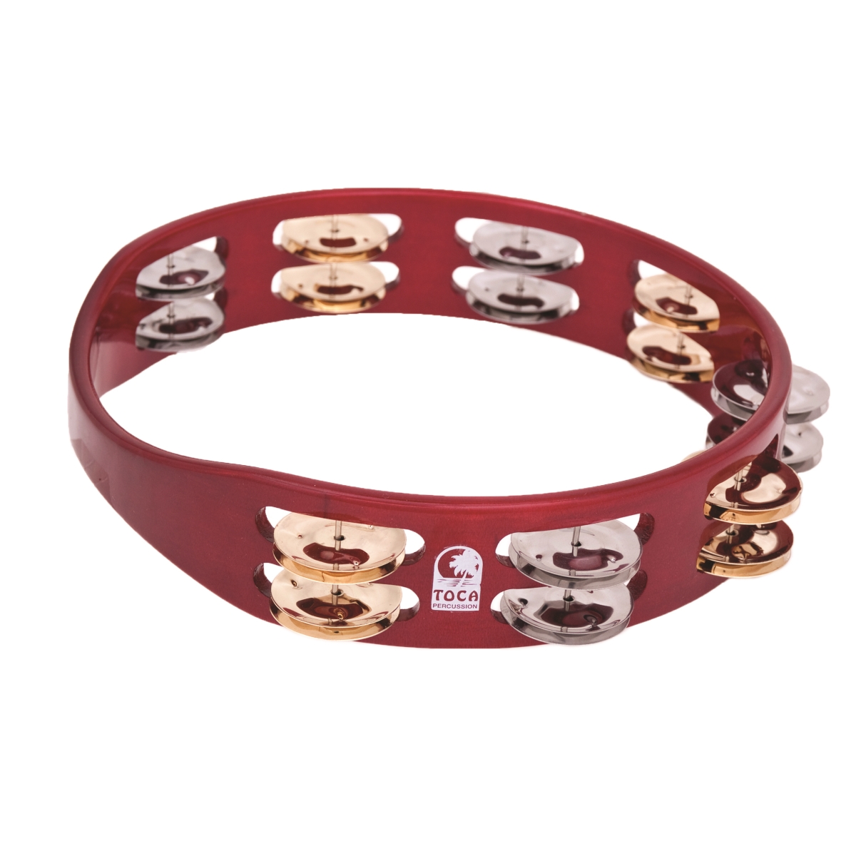 10 in. Colorsound Tambourine, Red