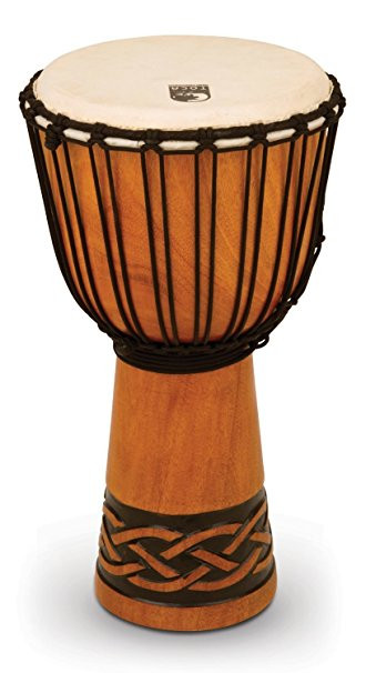 10 in. Origins Wood Djembe, Celtic Knot