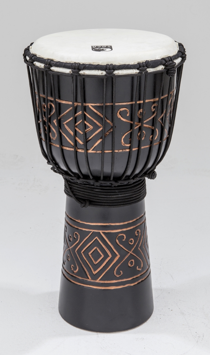 TSSDJ-MBO Street Series Djembe, Black Onyx - Medium