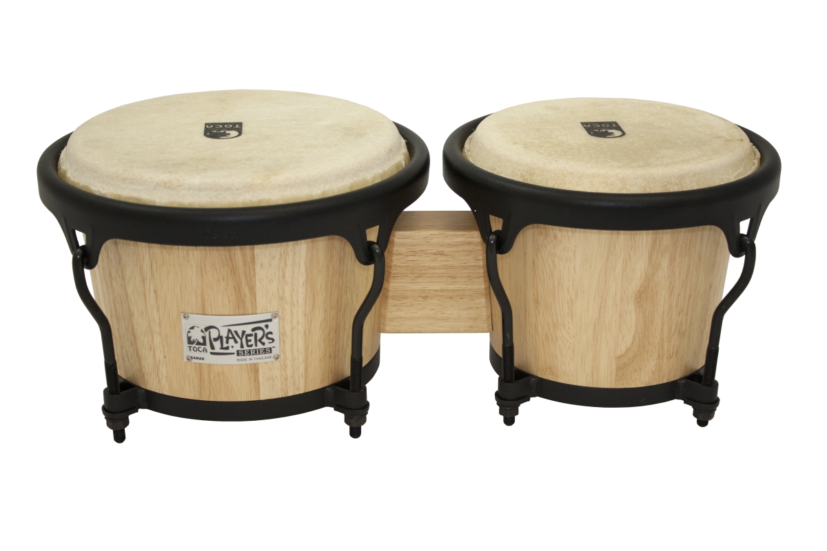 Players Series Large Wood Bongos, Natural