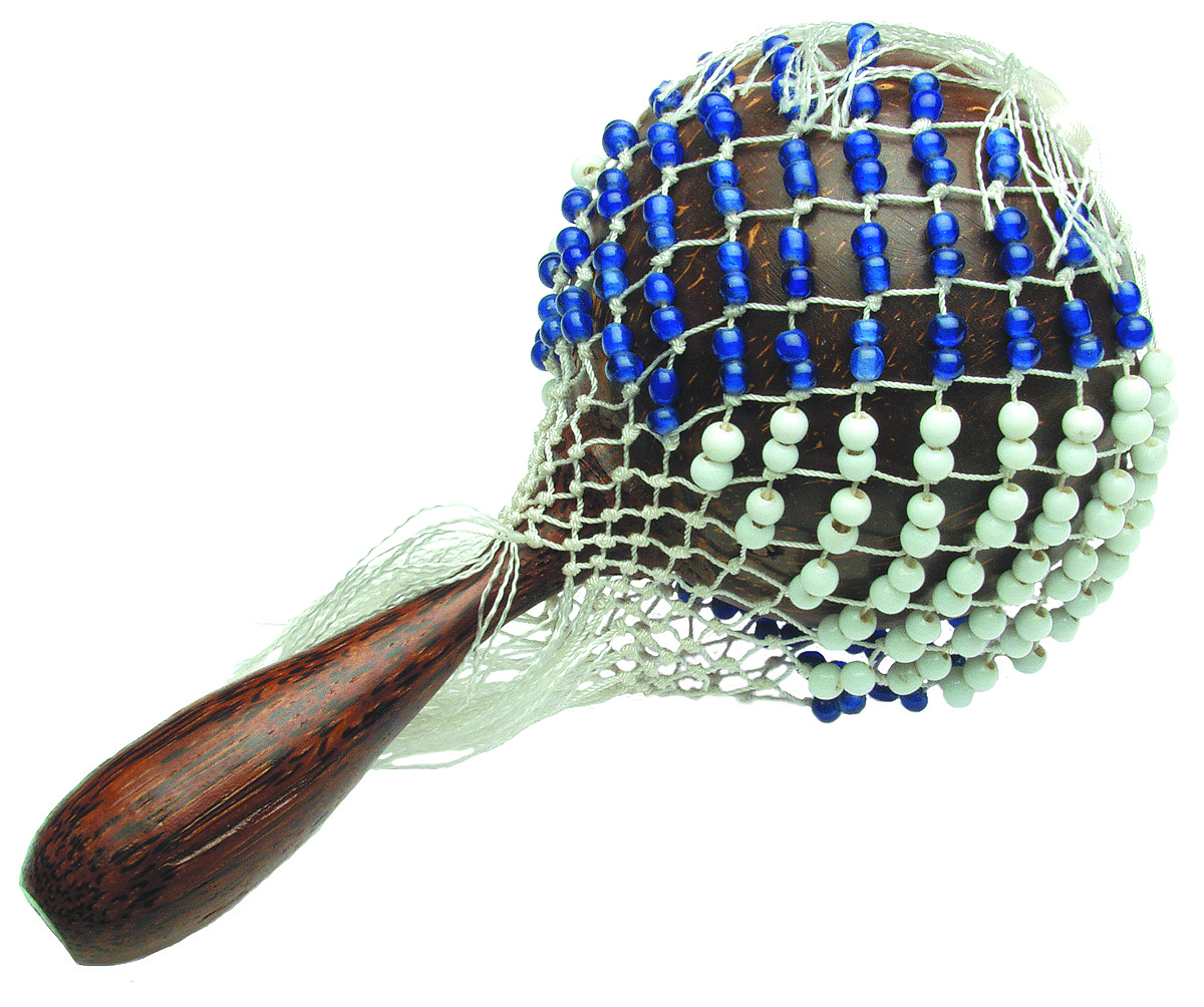 Coconut Shekere with Plastic Beads