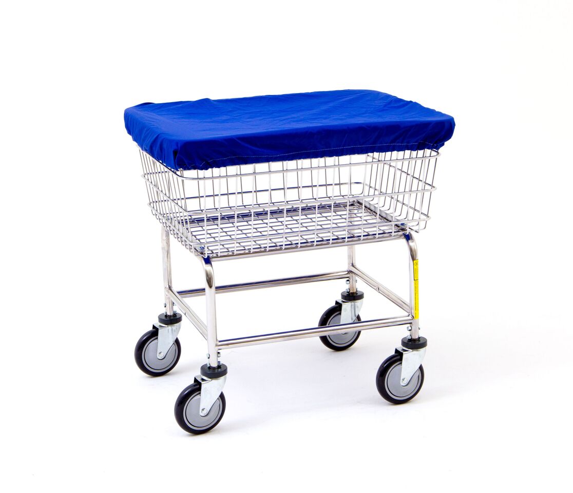 131 Nylon Basket Cover Cap for E, D & G Baskets, Blue - 50 x 21 x 68 in.