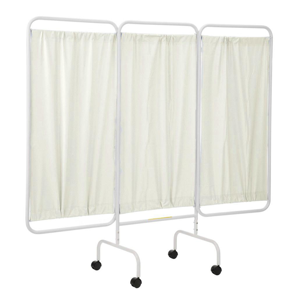 Picture of R&B Wire Products PSS-3C-AML-C Mobile protective Privacy Screen&#44; Cream - 81 x 69 in.