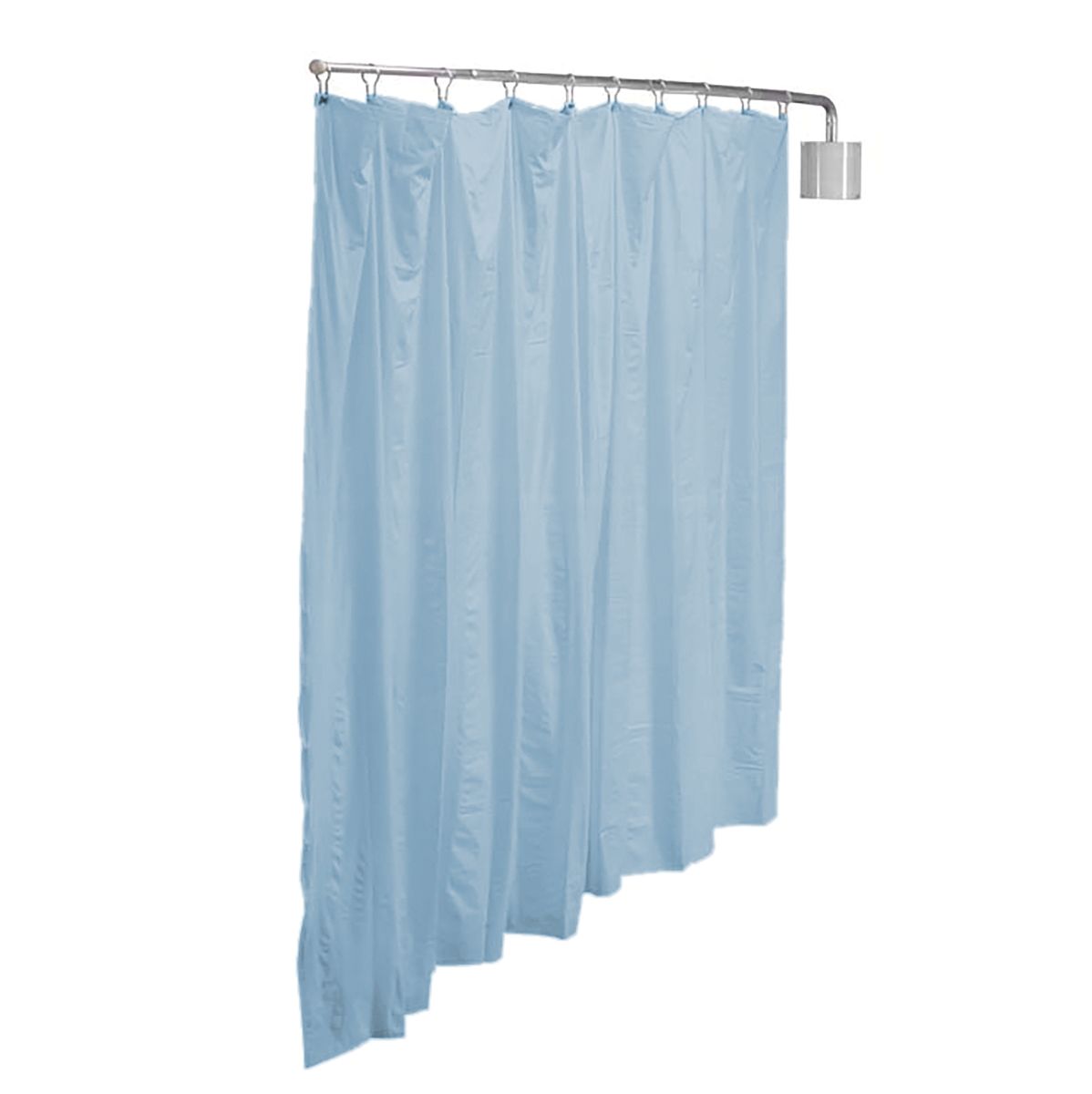 PST-AM-BF Designer Wall Mount Privacy Screen, Blue Fabric Panel - 90 x 72 in.
