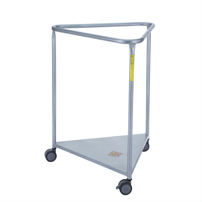 669KD-LNL 25 in. Powder Coated Knock Down Deluxe Triangular Hamper