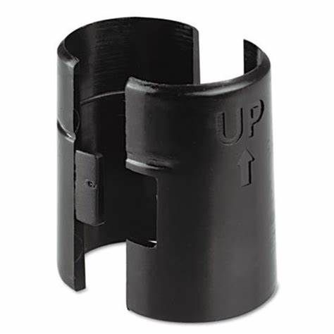 Slip Sleeves for Linen Carts & Shelving Units, Black - 2 Piece - 4 Each