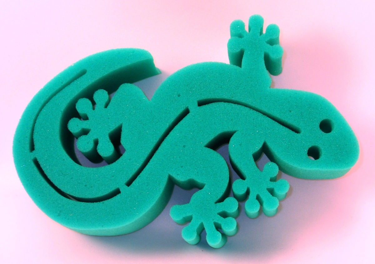 Gecko Brush Holder, Green
