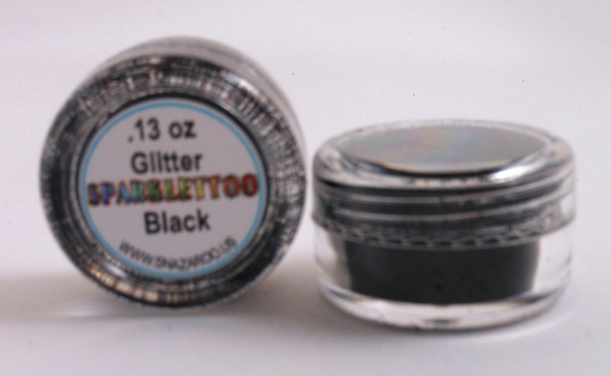 0.13 oz Glitter, Black