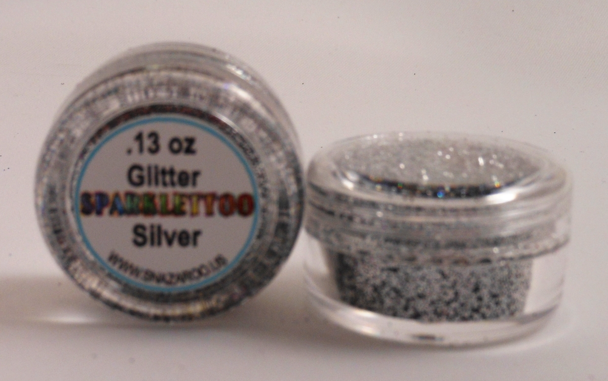 GL-5GSILVER 0.13 oz Glitter, Silver