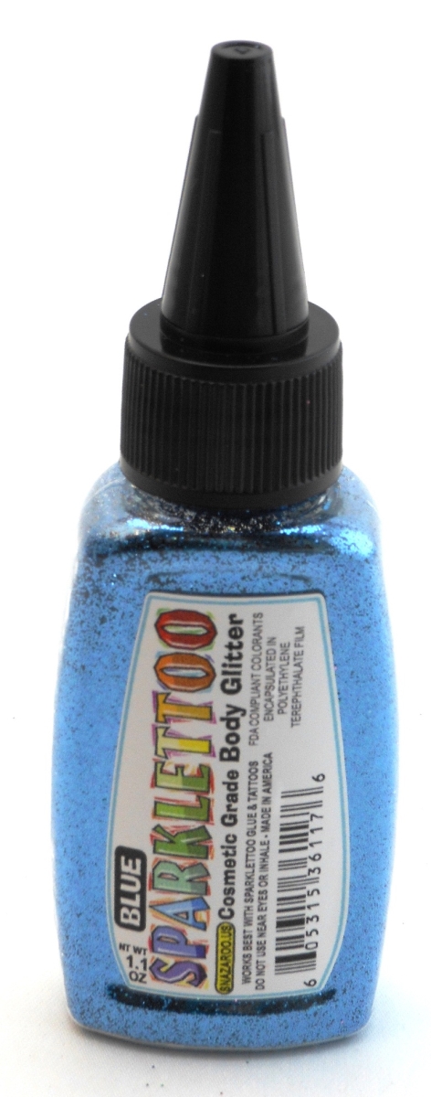 GL-.7BLUE 1.1 oz Glitter, Blue