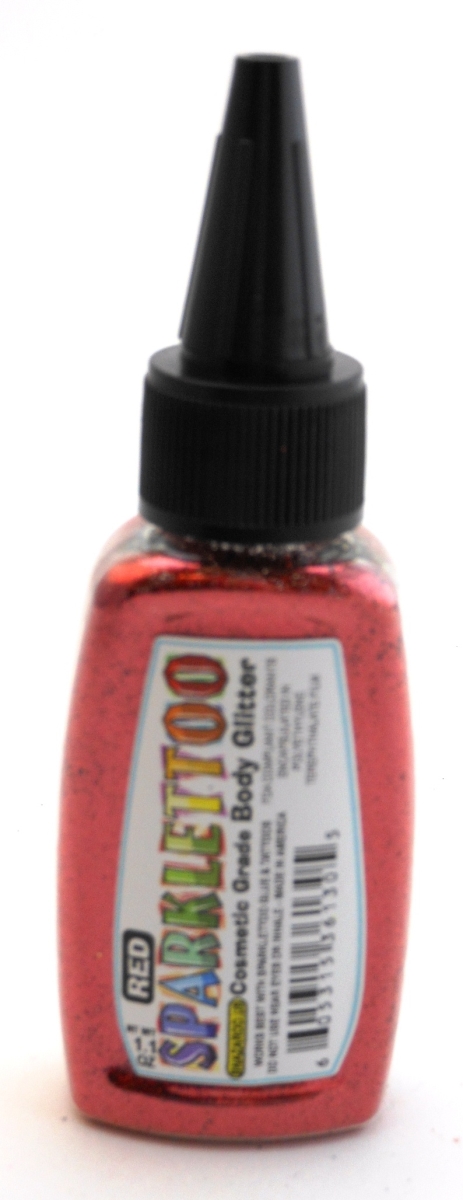 GL-.7RED 1.1 oz Glitter, Red