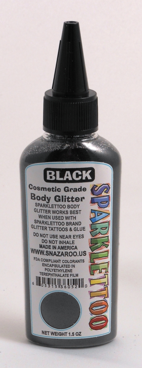 1.5 oz Glitter, Black