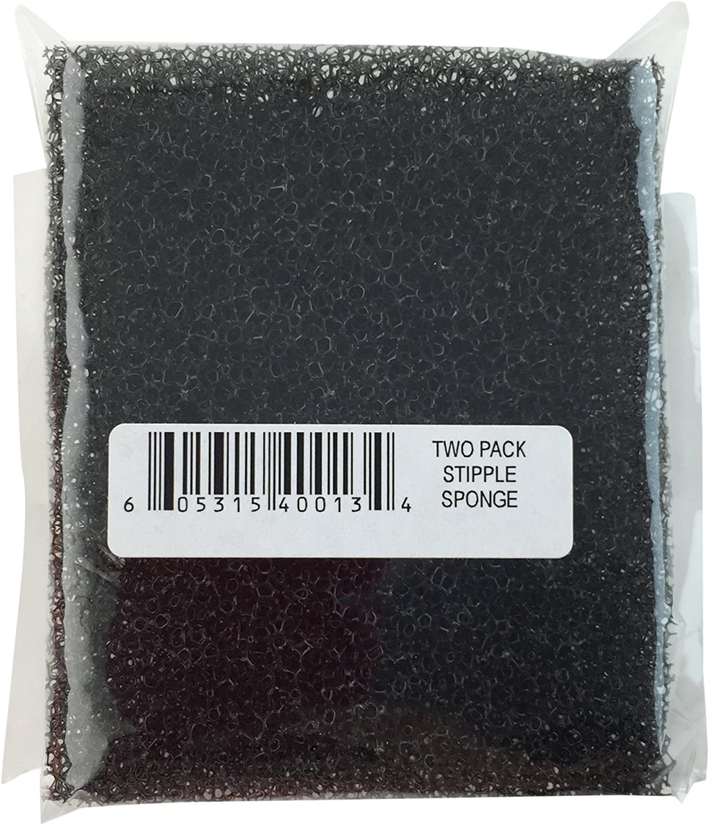 Stipple Sponge, Black - Pack of 2