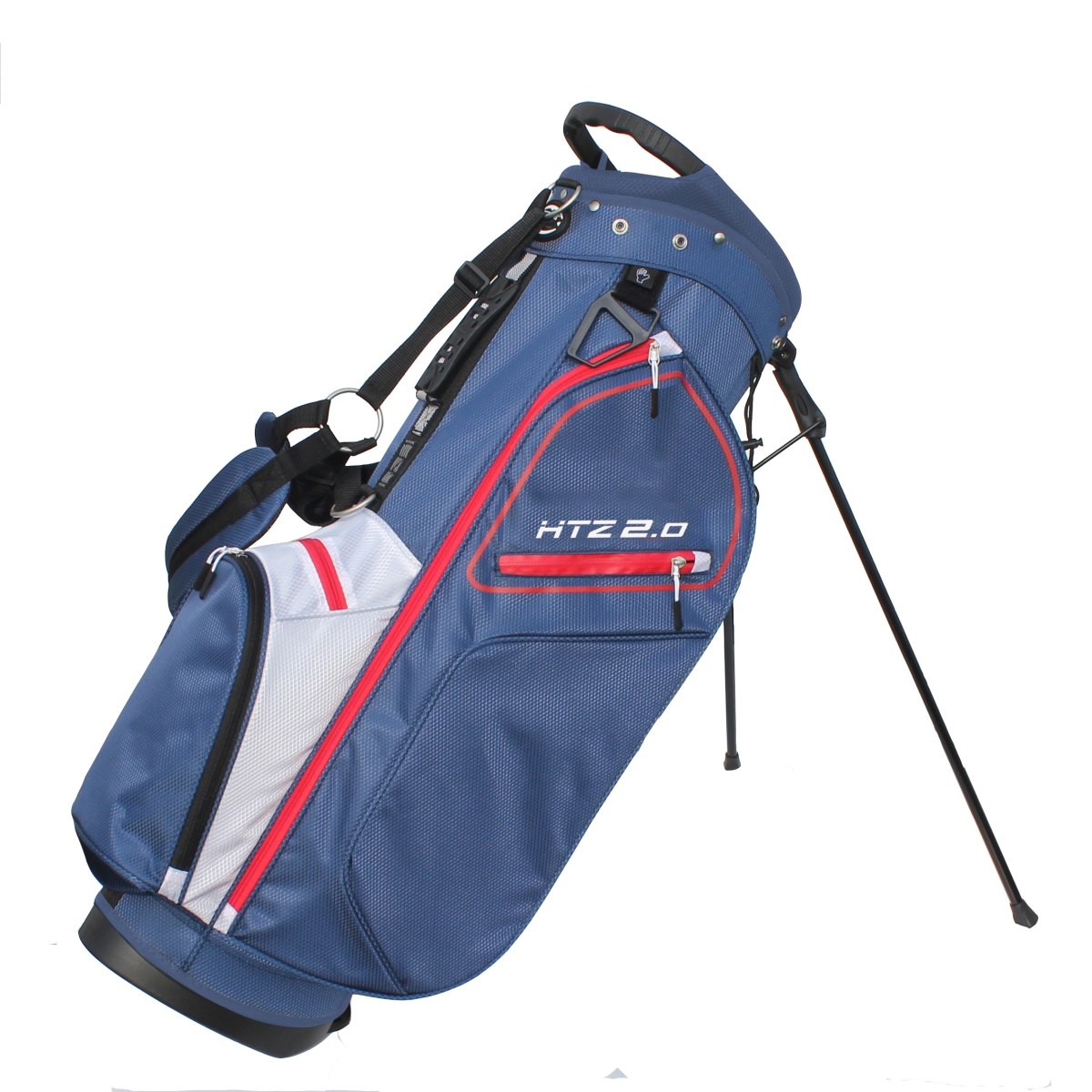 Picture of Hot-Z 02HOT20ST2011111111RWB01 2.0 Golf Stand Bag&#44; Red&#44; White & Blue