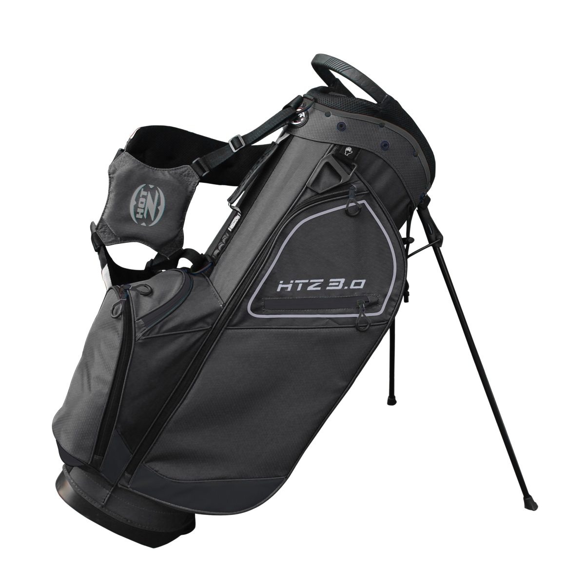 Picture of Hot-Z 02HOT30ST2011111111BKG01 3.0 Golf Stand Bag&#44; Black & Gray