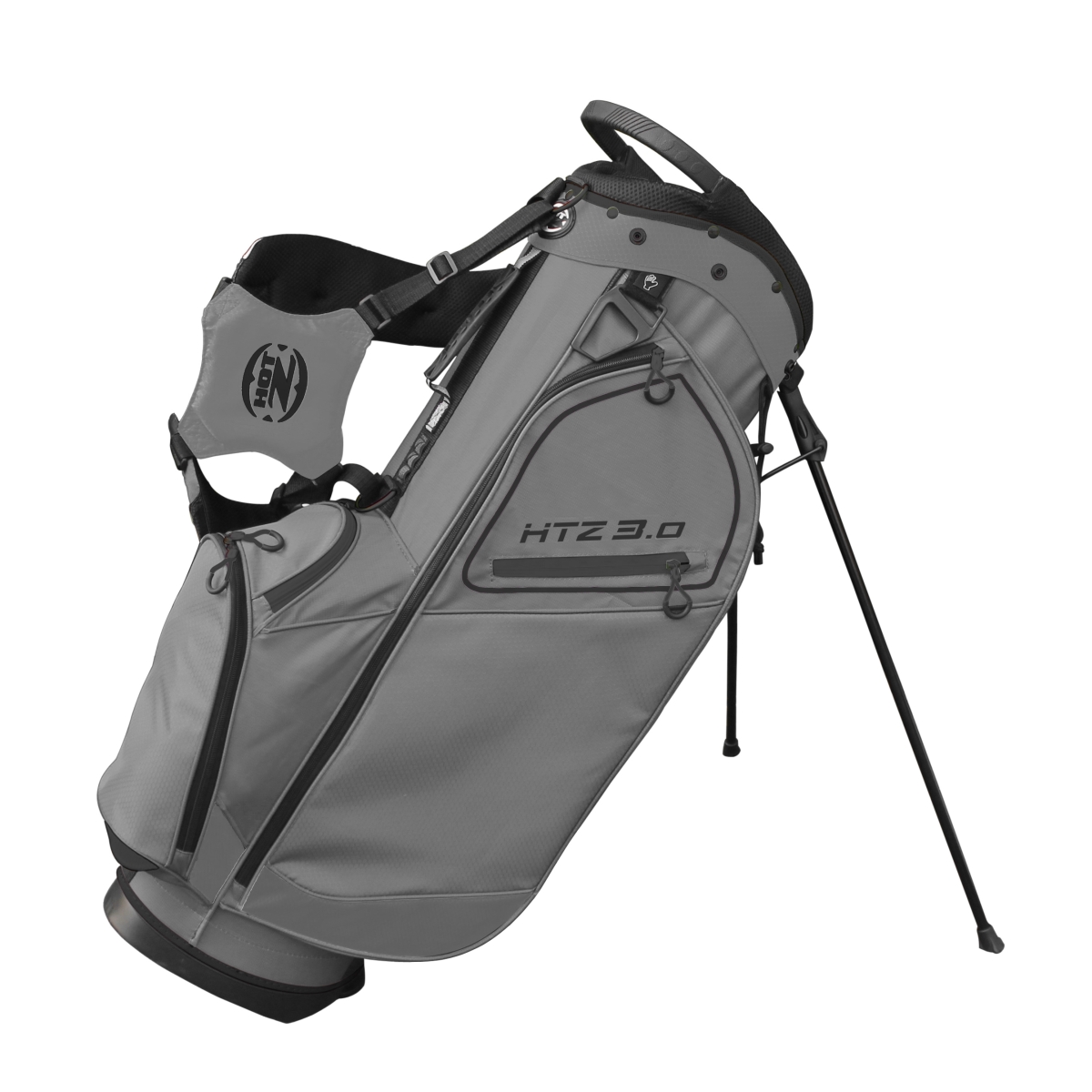 Picture of Hot-Z 02HOT30ST2011111111GBK01 3.0 Golf Stand Bag&#44; Gray & Black