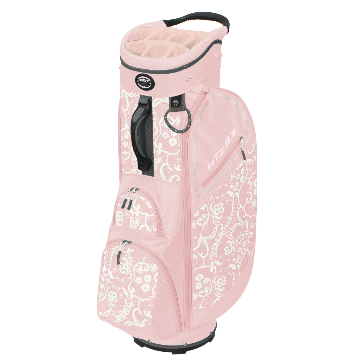 Picture of Hot-Z 02HOT35CT20WMN11111PNK01 9.5 in. Ladies Lace 3.5 Cart Bag&#44; Pink