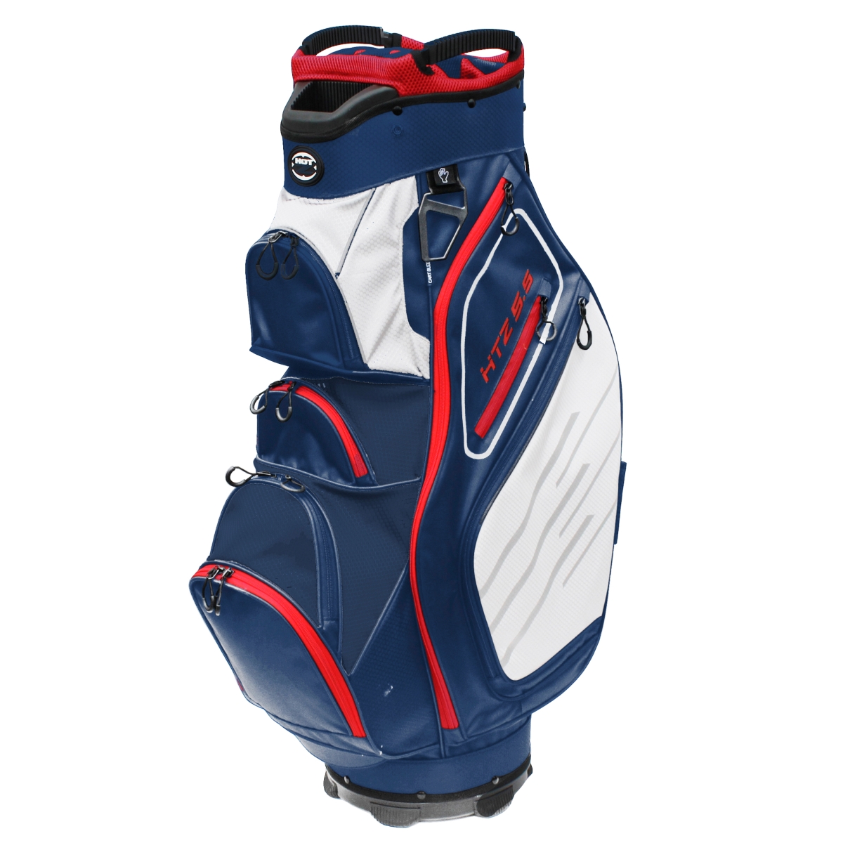 Picture of Hot-Z 02HOT55CT2011111111RWB01 9.5 in. 5.5 Cart Bag&#44; Red&#44; White & Blue