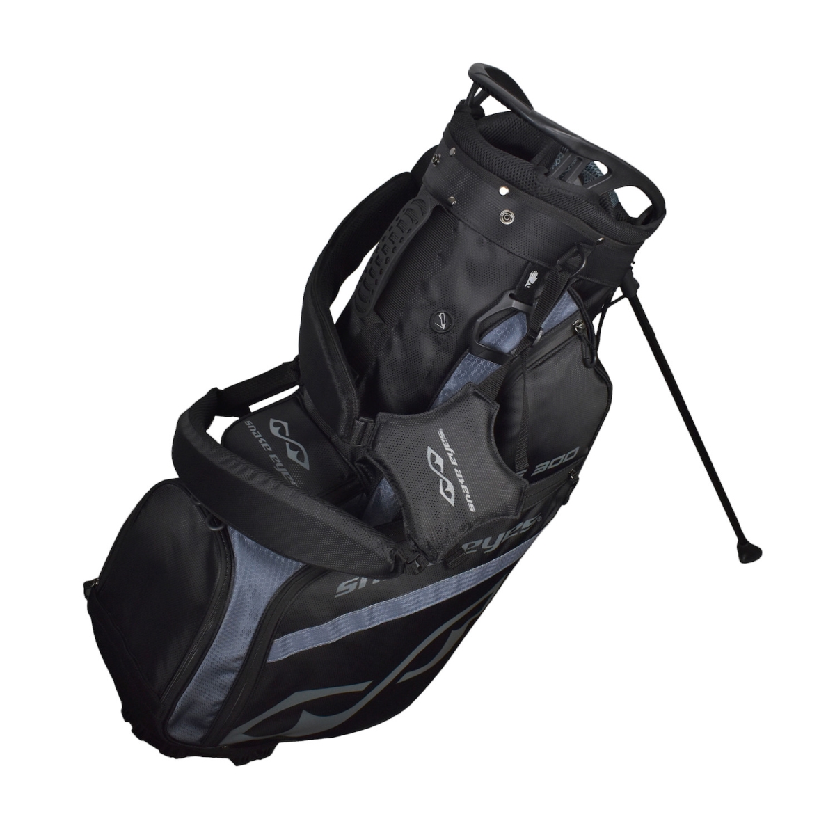 Picture of Snake Eyes 02SNK24SE3HYBSTDBLKGRY01 2025 Snake Eyes Se300 Hybrid Stand Bag *Black/Grey*