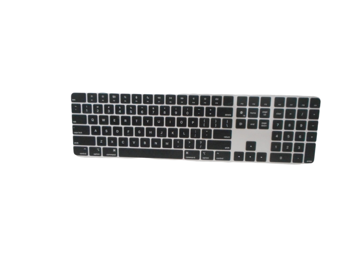 Picture of Apple MMMR3LL-A Magic Keyboard with Touch ID & Numeric Keyboard&#44; Silver