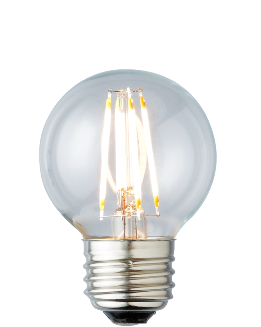 Picture of Archipelago Lighting LTG165C50024MB G16.5 4.5W 2400K Decor Lamp Bulb, Clear