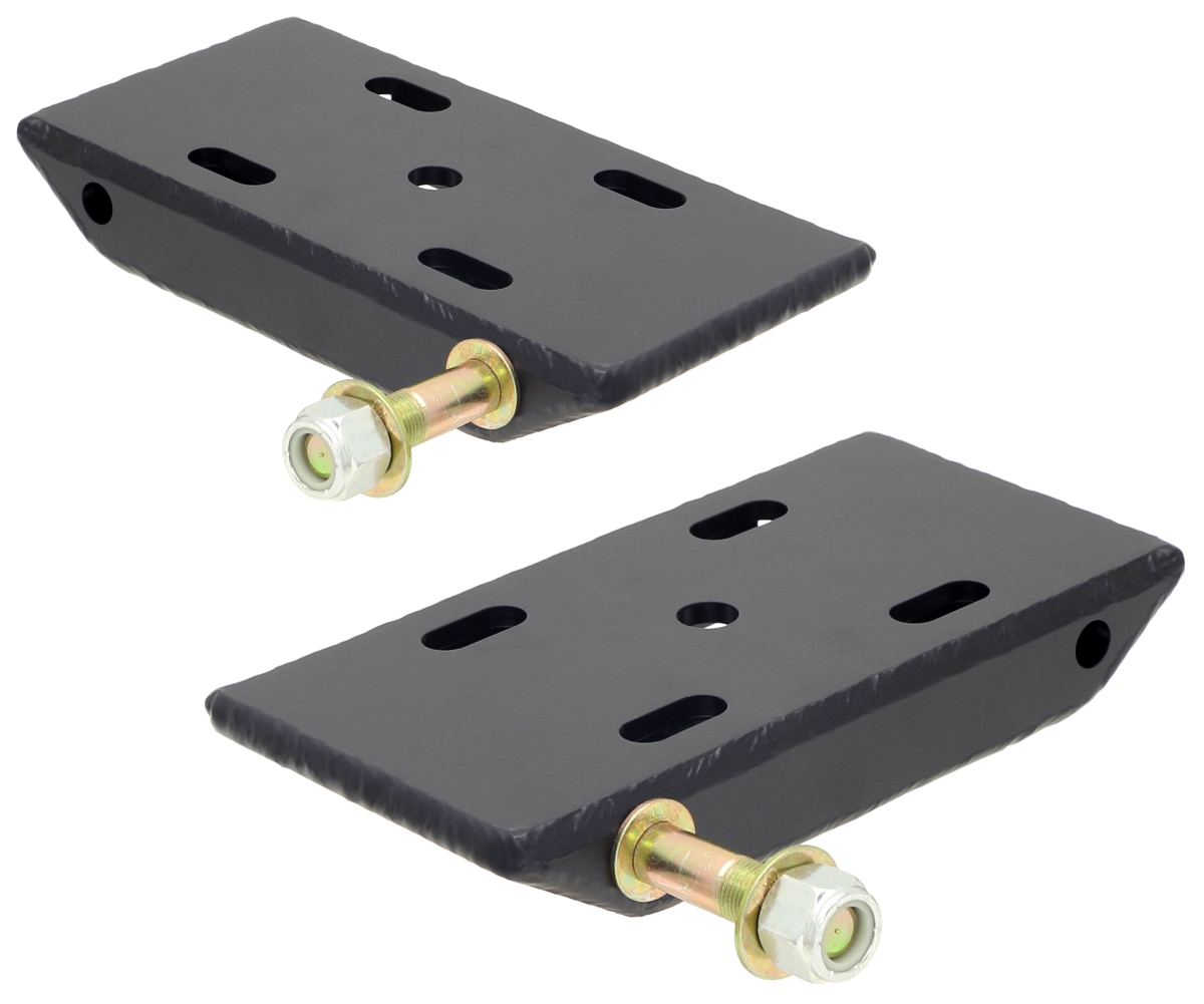 Heavy Duty Spring Plates with Shock Mounts - 2.5 in. Wide Springs