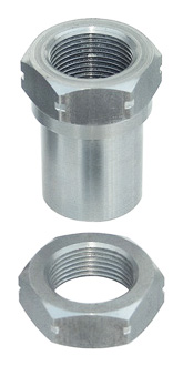 CE-9114BL 1.25 in. -12 Threaded Bung with Jam Nut - Left Hand