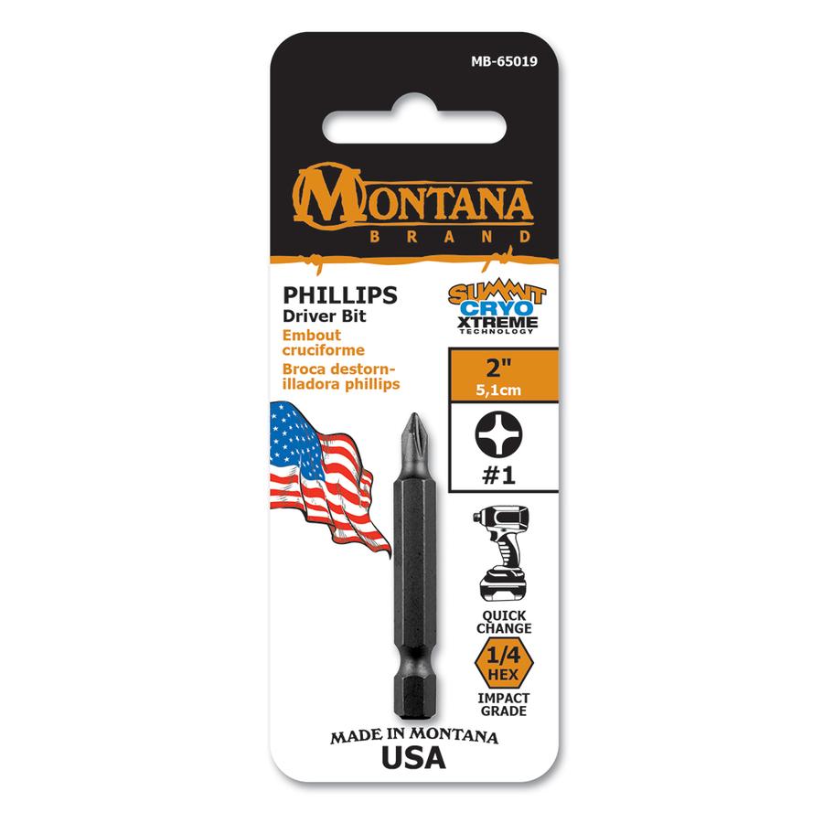 2 in. Phillips No.2 Driver Bit 10 Pack