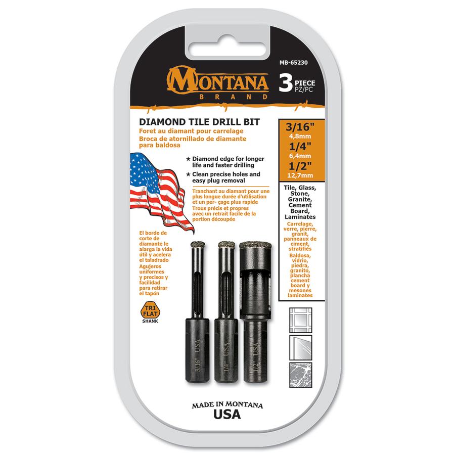 Diamond Drill Bit Set, 7-Piece