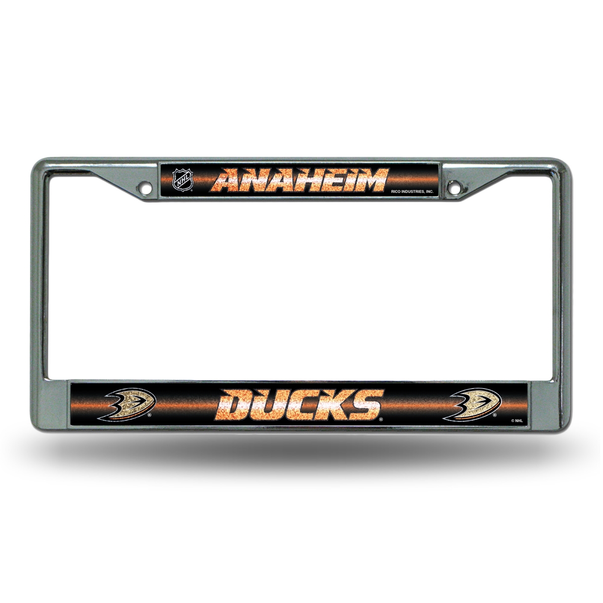 FCGL9401 NHL Anaheim Ducks Glitter Chrome License Plate Frame