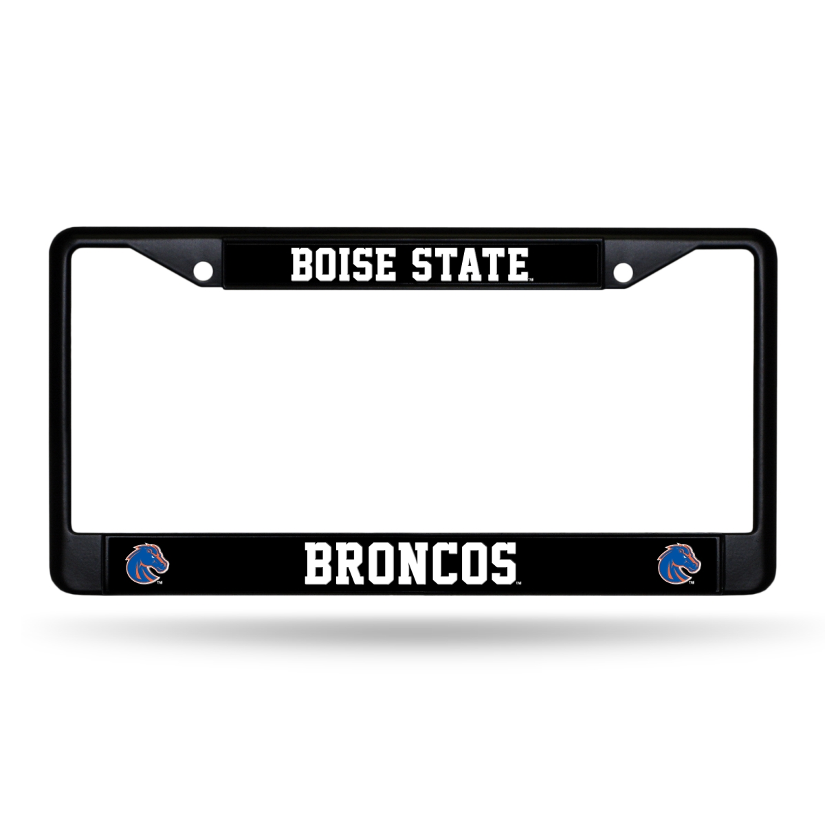 FBC490704 NCAA Boise State Broncos Black License Plate Frame, 12 x 6 in.