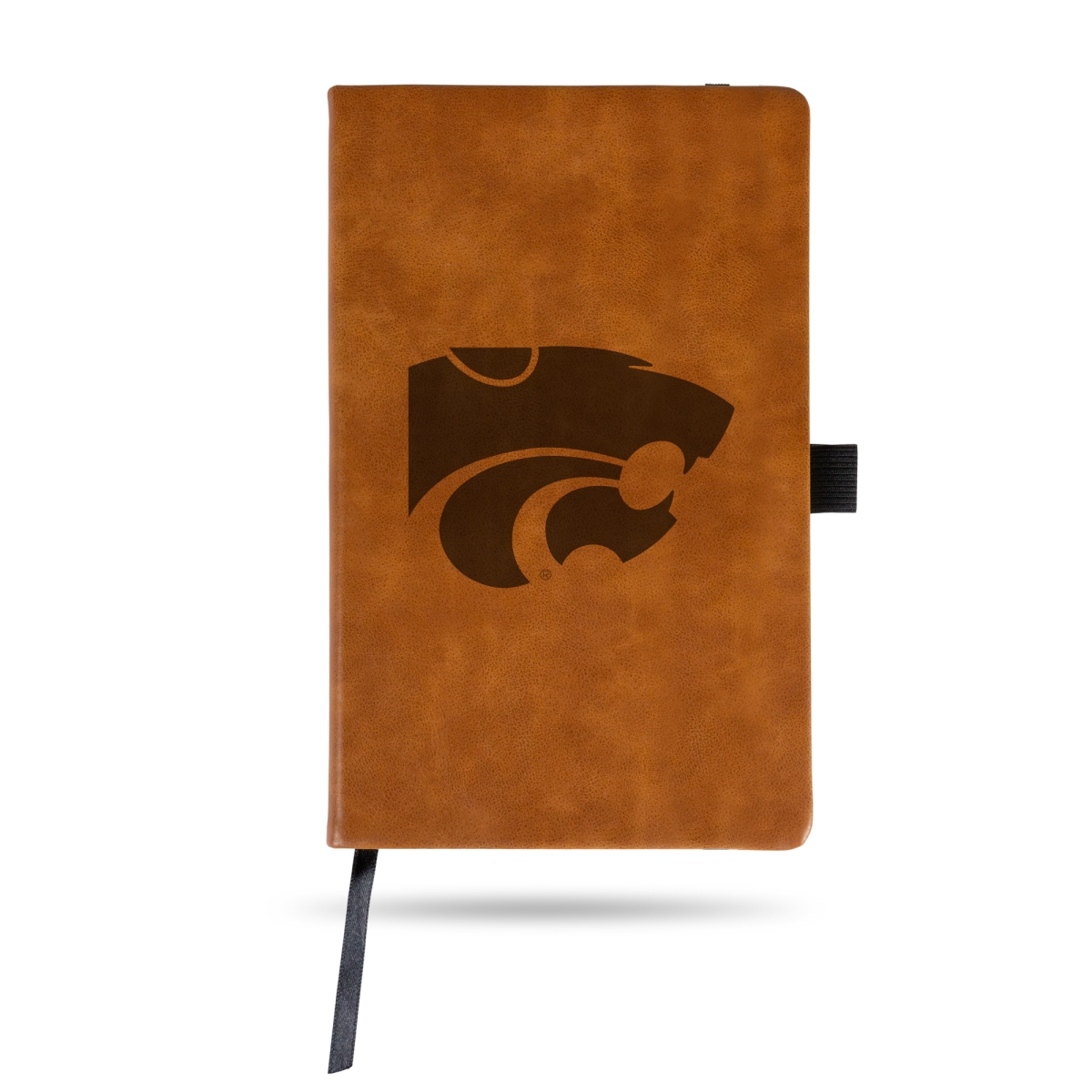 LESPD310201BR-G NCAA Kansas State Wildcats Brown Laser Engraved Small Notepad - 8.25 x 5.25 in.