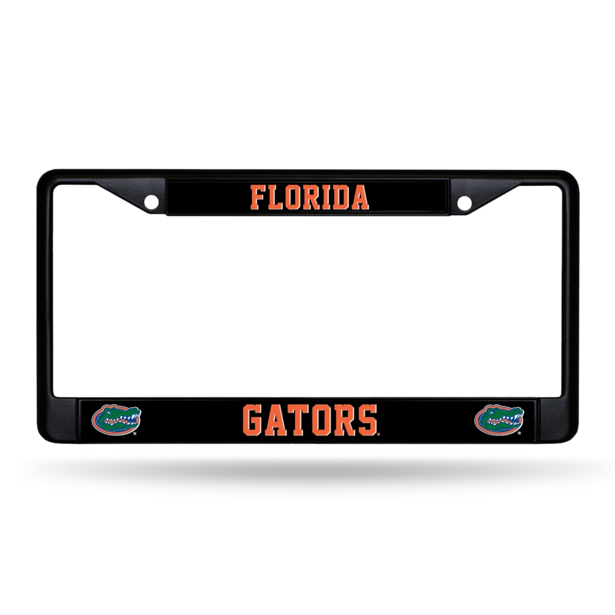FBC100104 NCAA Florida Gators Black License Plate Frame, 12 x 6 in.