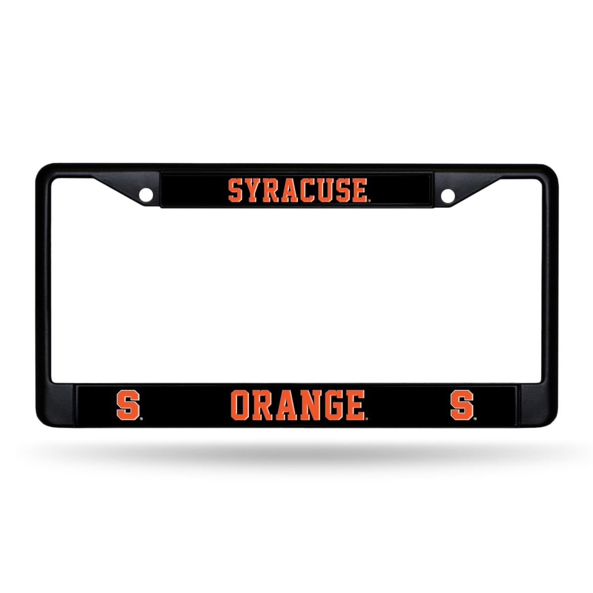 FBC270105 NCAA Syracuse Orange Black License Plate Frame, 12 x 6 in.