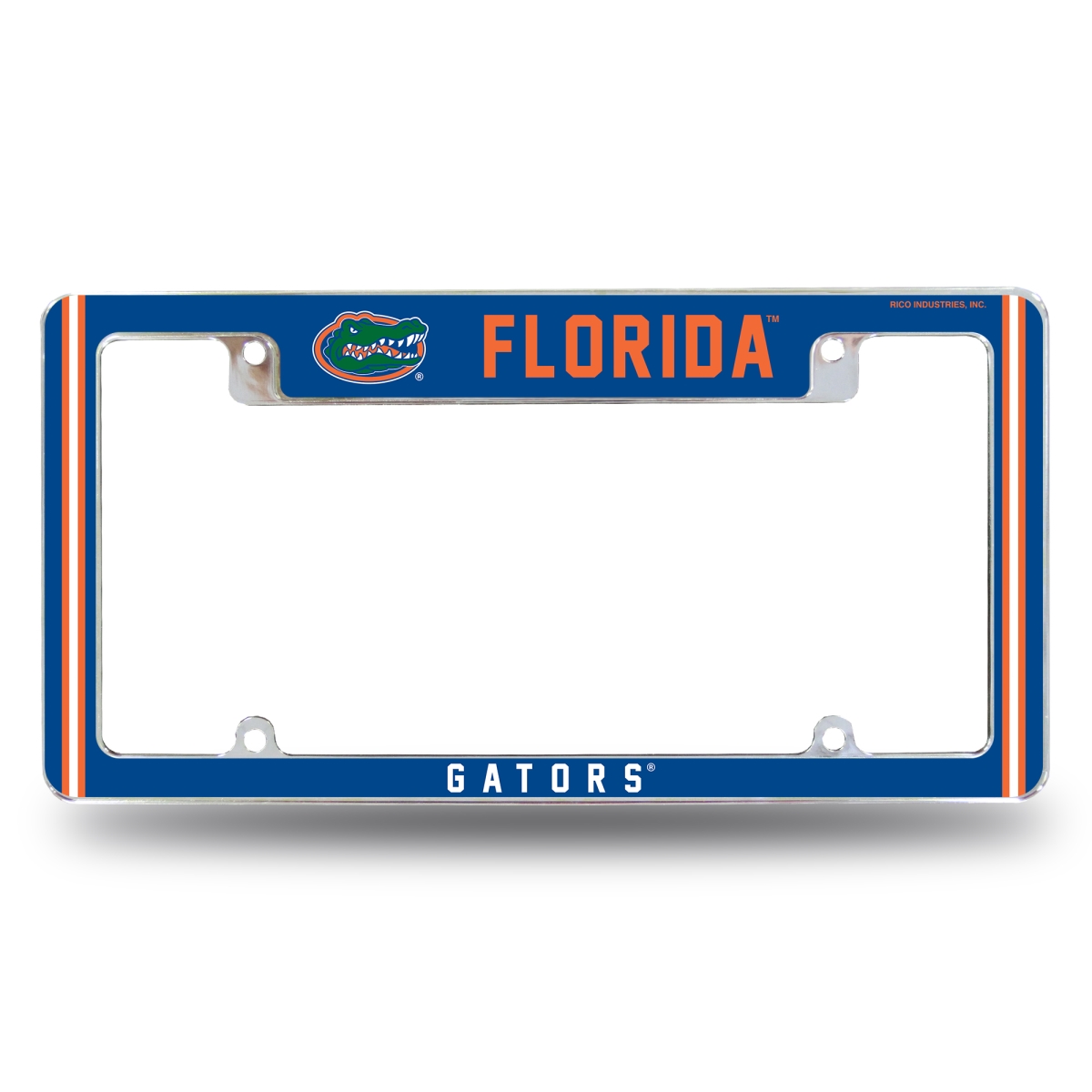 AFC100110T NCAA Florida Gators Classic All Over Chrome License Plate Frame, 12 x 6 in.