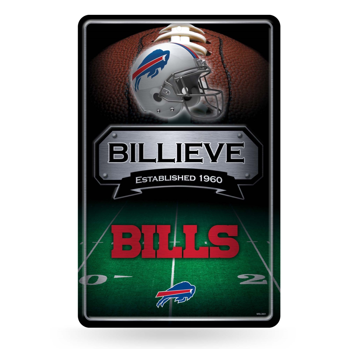 MSL3502 NFL Football Buffalo Bills 11 x 17 in. Home Decor Sign