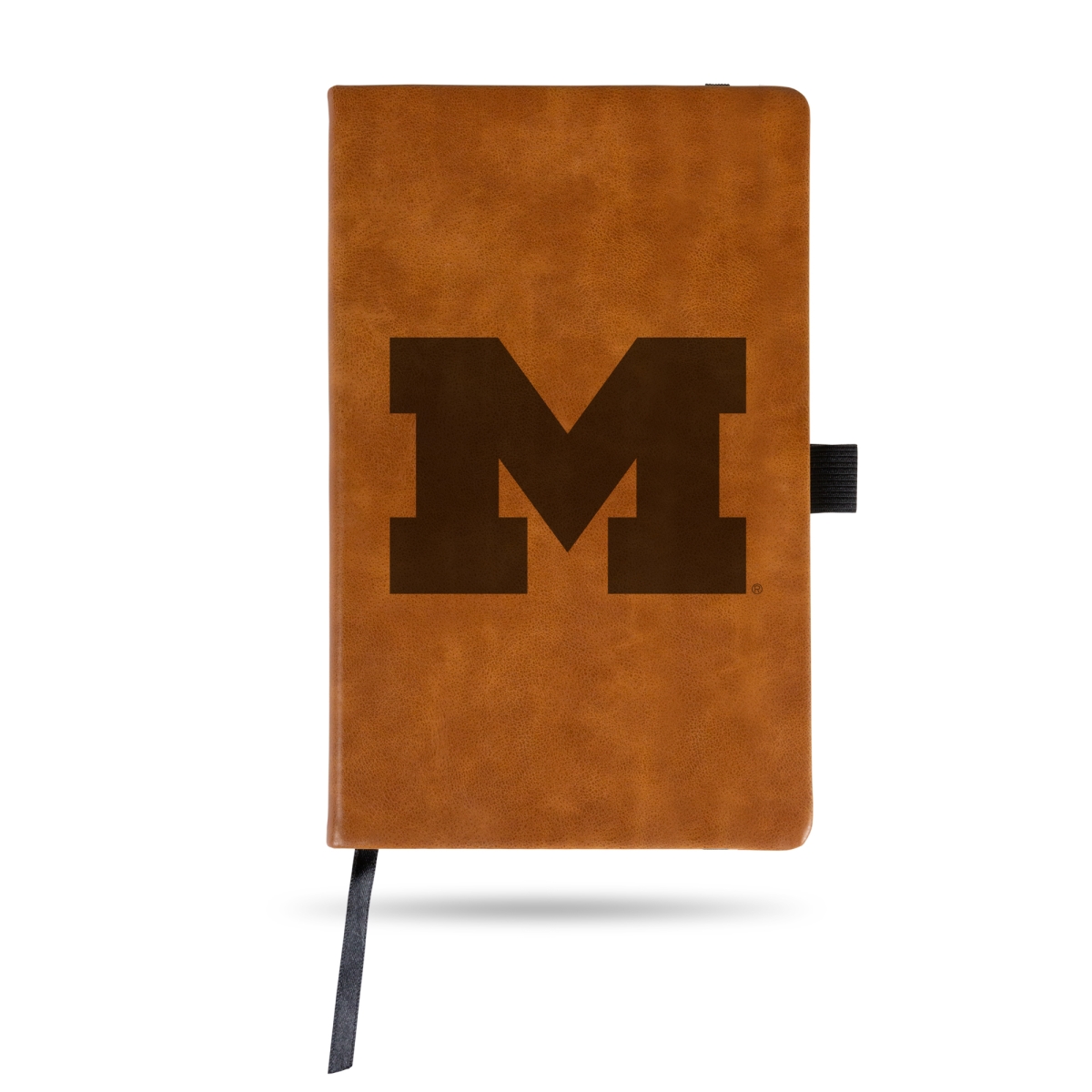 Picture of Rico Industries LESPD220001BR-G 8.25 x 5.25 in. NCAA Michigan Wolverines Primary Laser Engraved Notepad&#44; Brown - Small
