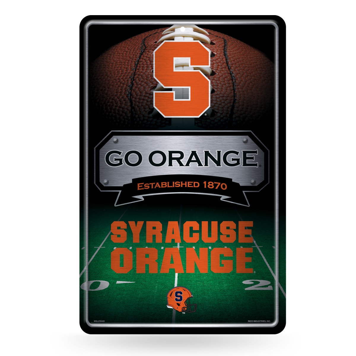 MSL270101 NCAA Syracuse Orange 11 x 17 in. Home Decor Sign
