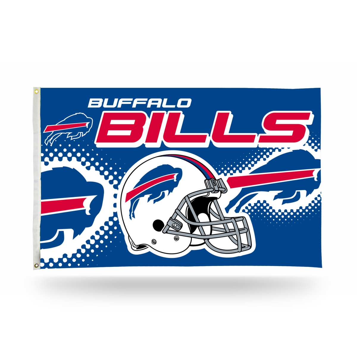 FGB3510 NFL Football Buffalo Bills Helmet 3 x 5 ft. Banner Flag