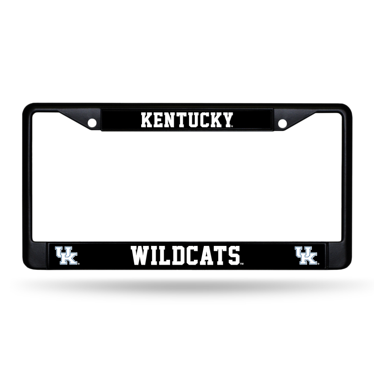 FBC190103 NCAA Kentucky Wildcats Black License Plate Frame, 12 x 6 in.