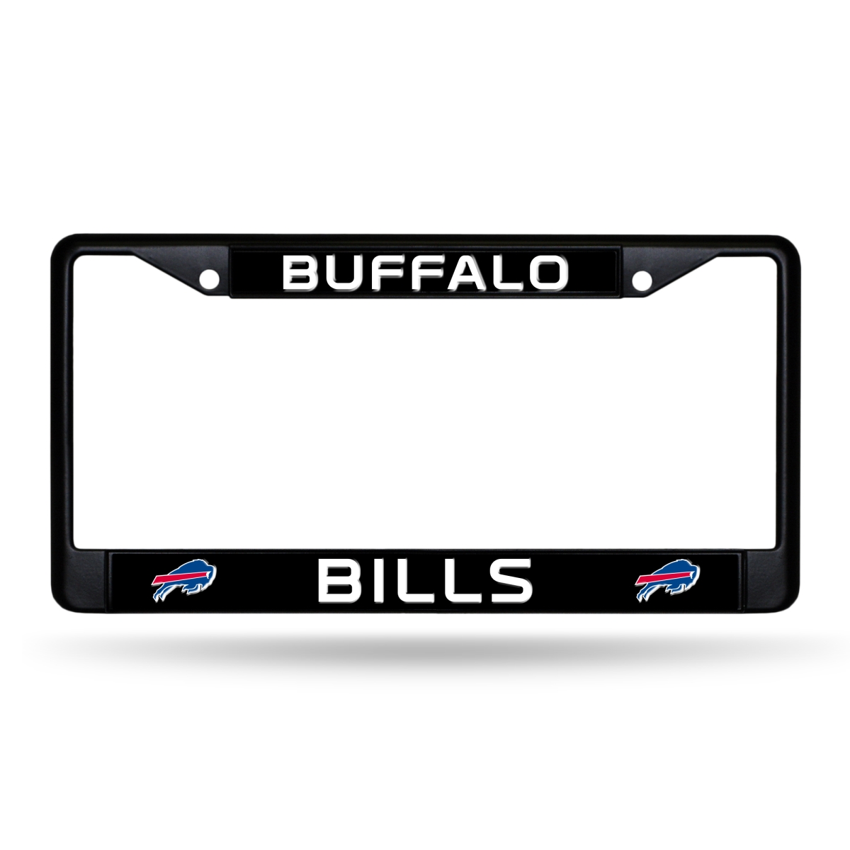 FBC3503 NFL Football Buffalo Bills Black License Plate Frame, 12 x 6 in.